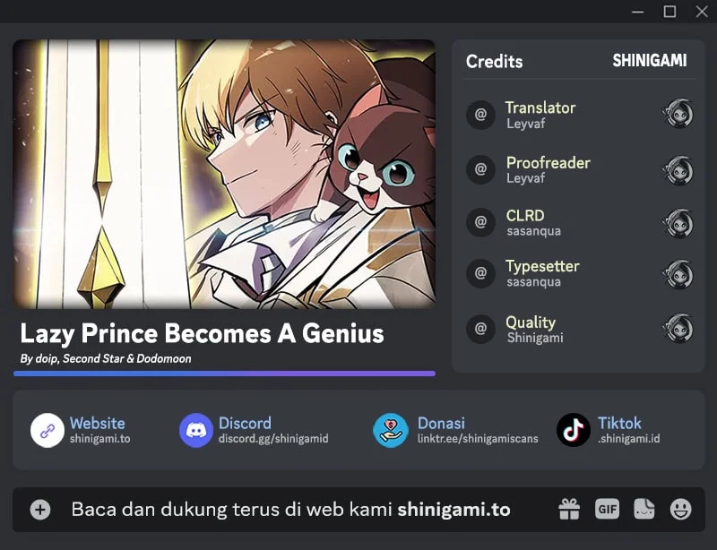 Lazy Prince Becomes a Genius - Lazy Prince Becomes a Genius Chapter 141 - Halaman 1