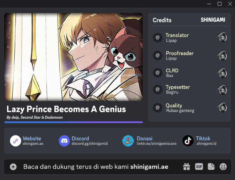 Lazy Prince Becomes a Genius - Lazy Prince Becomes a Genius Chapter 126 - Halaman 1