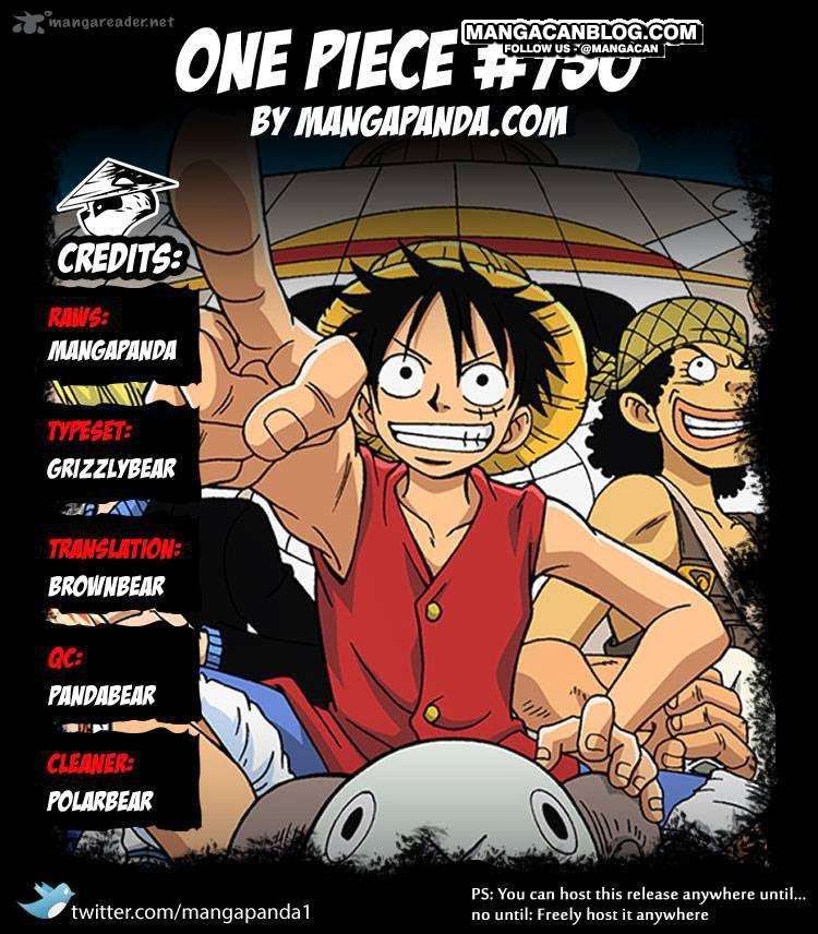 One Piece - One Piece Chapter 750 - Halaman 1