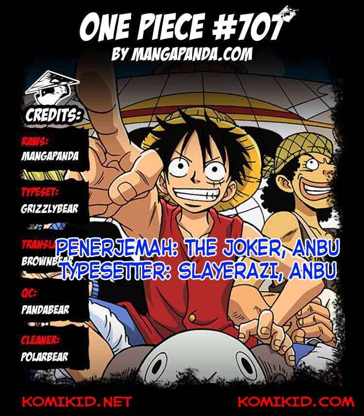 One Piece - One Piece Chapter 707 - Halaman 1