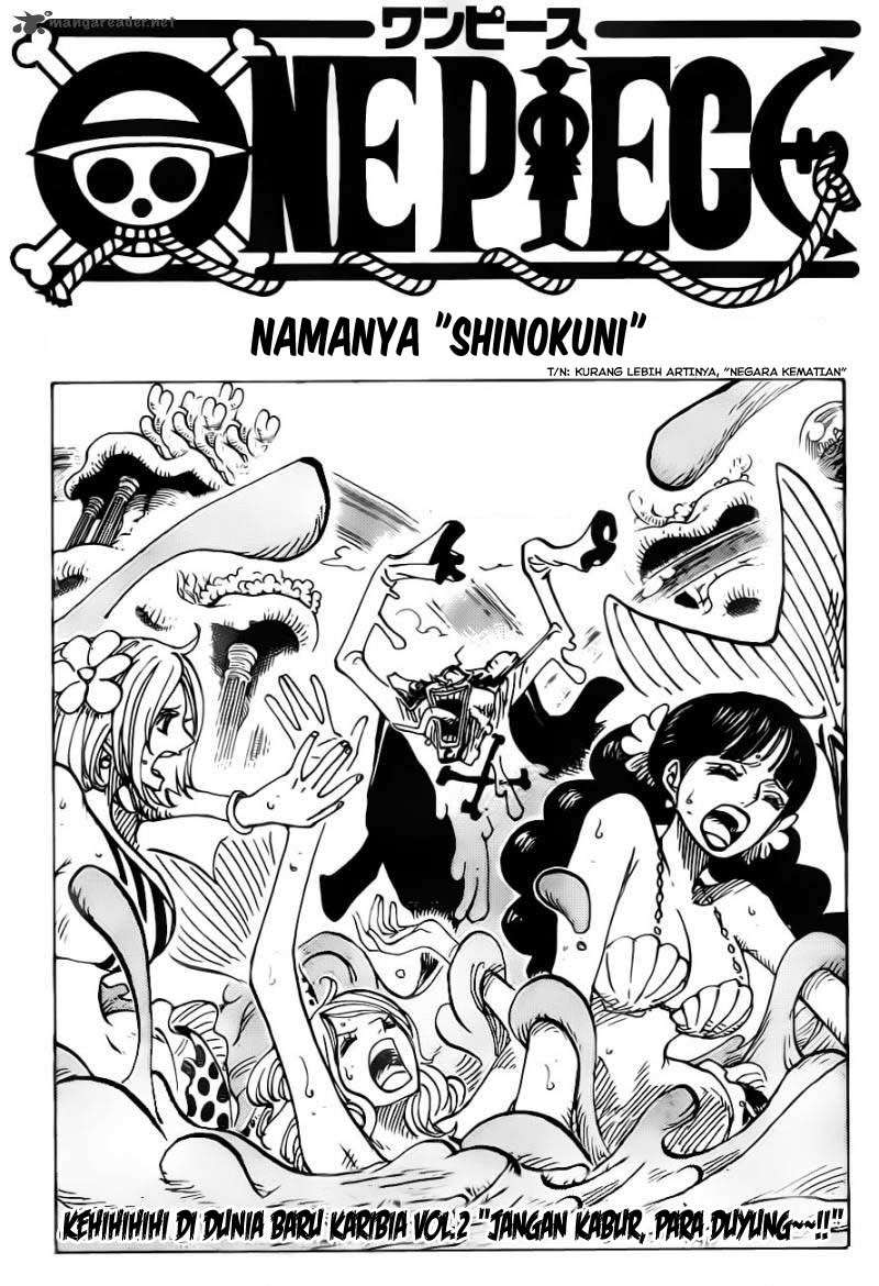 One Piece - One Piece Chapter 675 - Halaman 2